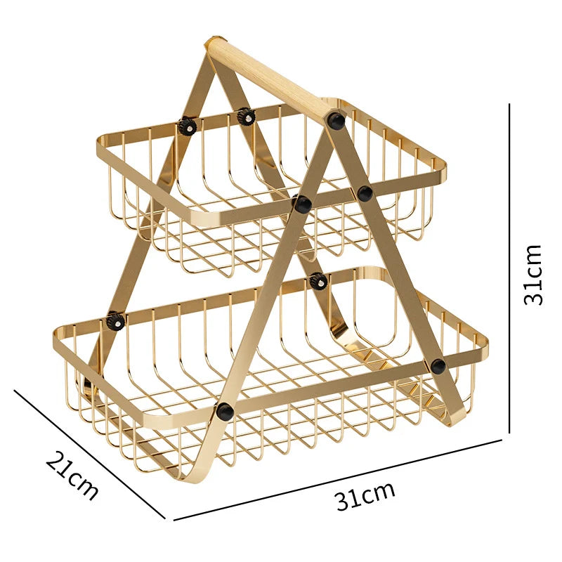 Kitchen Multi-Functional Vegetable and Fruit Storage Rack
