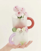 Hand-Blown Glass Candy Mug