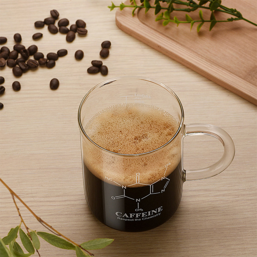 1PCS High Borosilicate Glass Cup,Coffee Cup,Coffee Shared Cup with Scale Marking