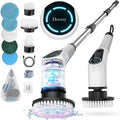 Electric Cordless ABS Scrubber Long Handle Household Kitchen Plastic Floor Cleaning Brush Cleaning Tool