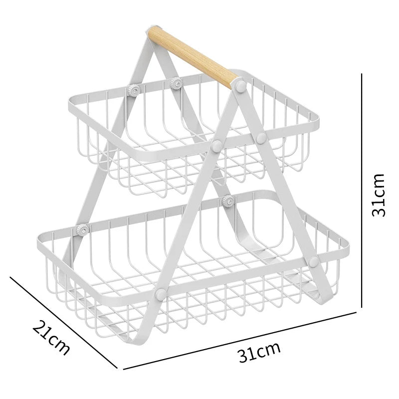 Kitchen Multi-Functional Vegetable and Fruit Storage Rack