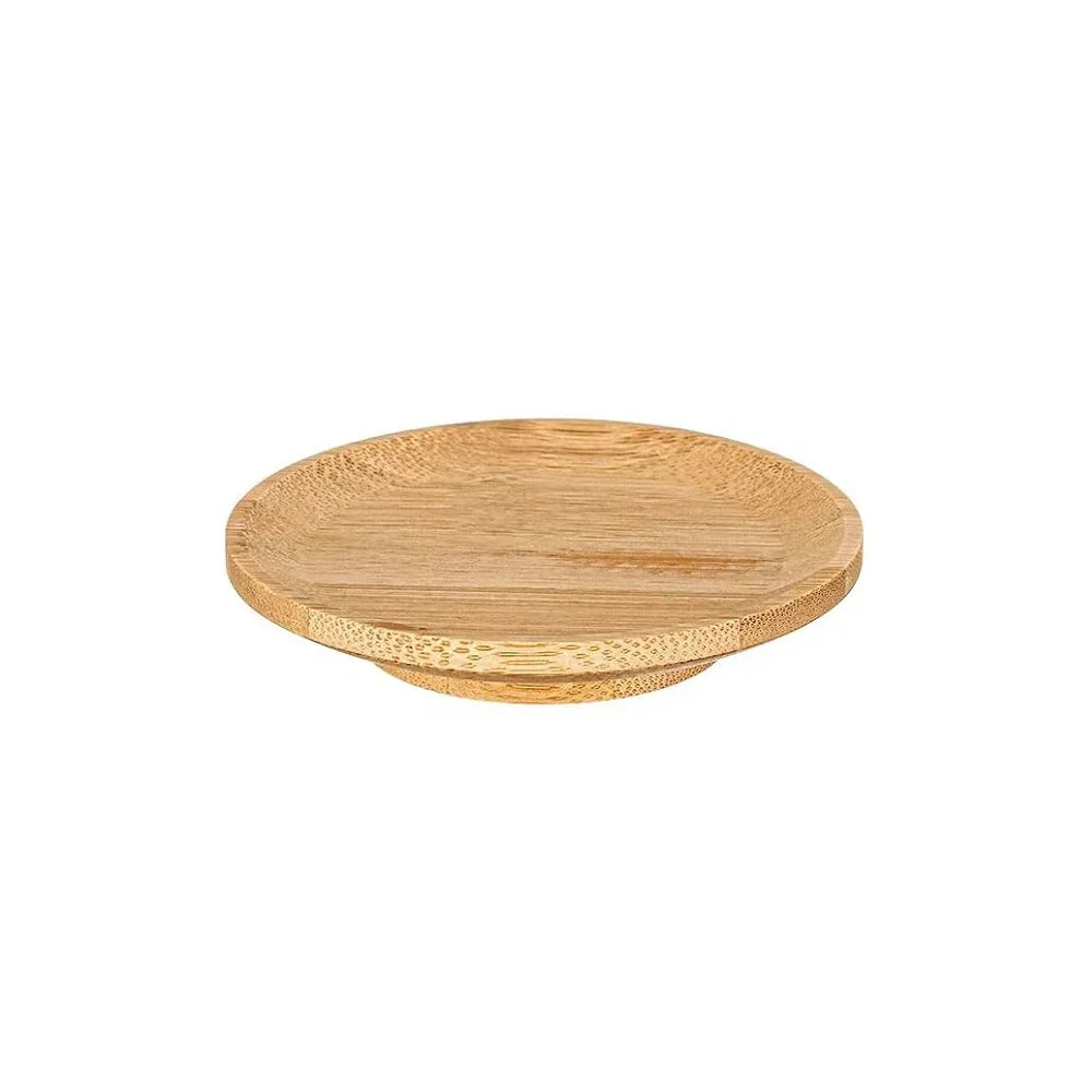 1-4Pcs Wine Glass Charcuterie Topper, Bamboo Wine Glass Covers for Appetizers Wine Glass Topper Coasters Plate for Bars Party