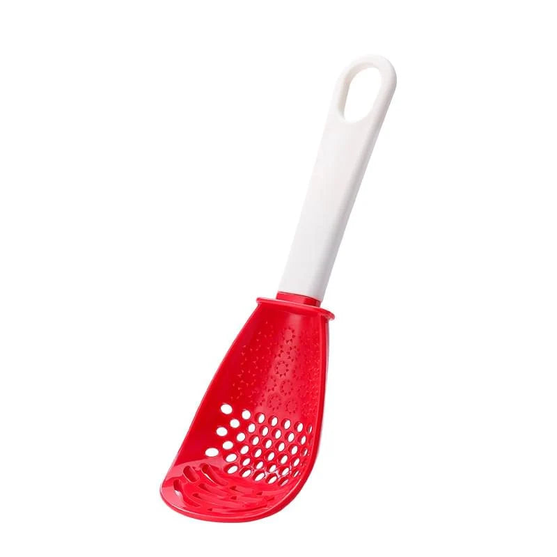 Multifunctional Slotted Spoon Grinding Cooking Spoon Mashed Auxiliary Food Ginger Garlic Spoon Press Potatoe Stir-Frying Spatula Kitchen Gadget