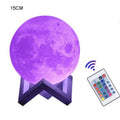 16-Color Lamp with Stand and Remote, Moon Lamp, LED Night Light with Dock, Creative Moon Light Uniq