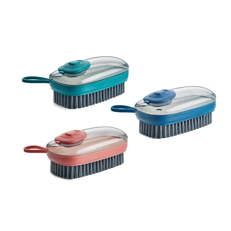 Multifunctional Automatic Liquid Cleaning Brush Soft Shoe Brush Clean Wash Shoe Artifact Laundry Brush Household Brush Clothes