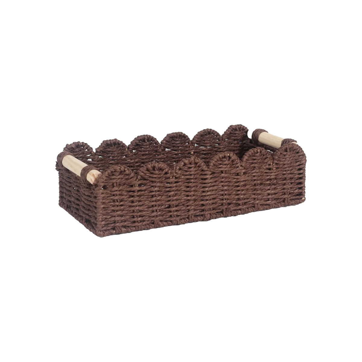 Cross-Border Delivery Weaved Storage Basket Desktop End Table Storage Box