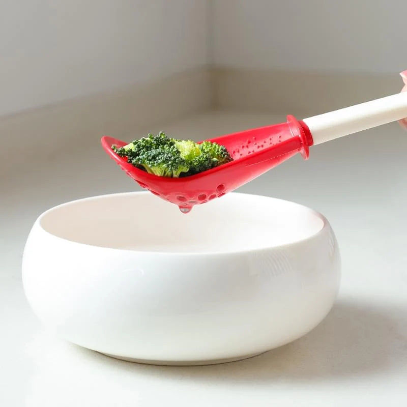 Multifunctional Slotted Spoon Grinding Cooking Spoon Mashed Auxiliary Food Ginger Garlic Spoon Press Potatoe Stir-Frying Spatula Kitchen Gadget