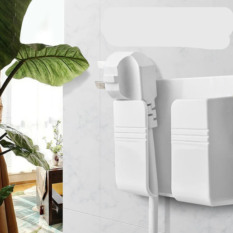 Mobile Phone Charging Storage Rack Punch-Free Sticky Storage Box