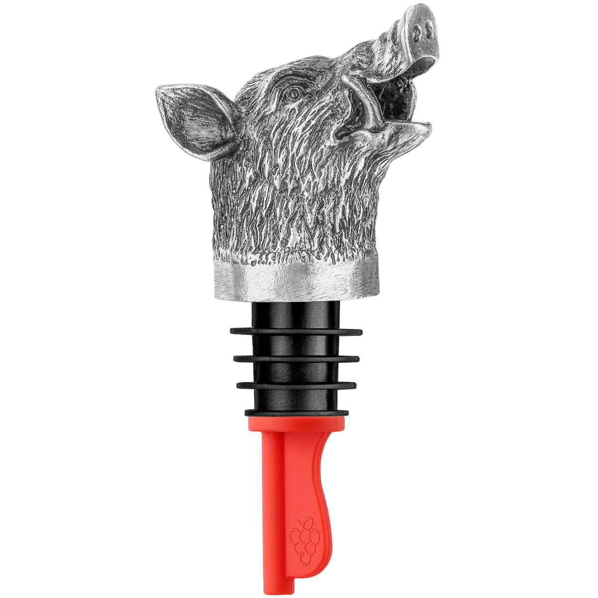 Wild Boar Head Wine Pourer - Vacuum Sealing, Wine Spout, Stopper for Cocktails, Whiskey, Wine Bottles, Perfect Gift for Any Occasion