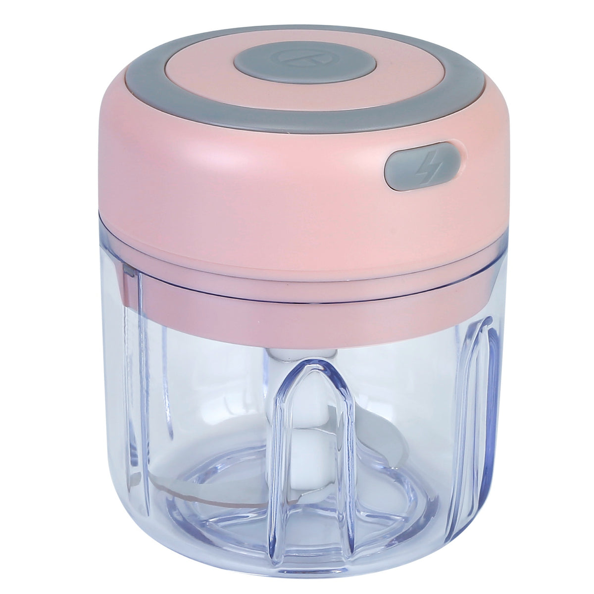 Mini Electric Garlic Chopper 8.45OZ Cordless Garlic Mincer Food Chopper Rechargeable Food Blender Chili Nut Onion Pepper Meat Ginger Food