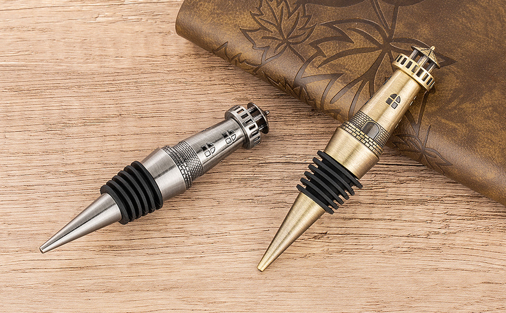 Creative Lighthouse Wine Stopper, Seals the Aroma of Wine, Protects High-Quality Wine, and Serves as a Premium Tool for Wine Preservation.