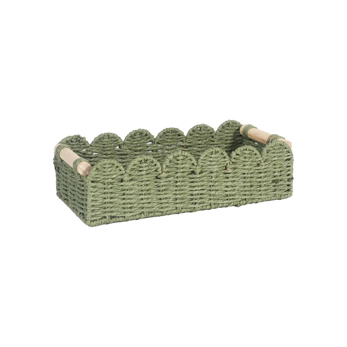 Cross-Border Delivery Weaved Storage Basket Desktop End Table Storage Box