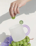 Hand-Blown Glass Candy Mug