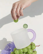 Hand-Blown Glass Candy Mug