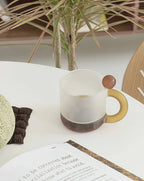 Hand-Blown Glass Candy Mug