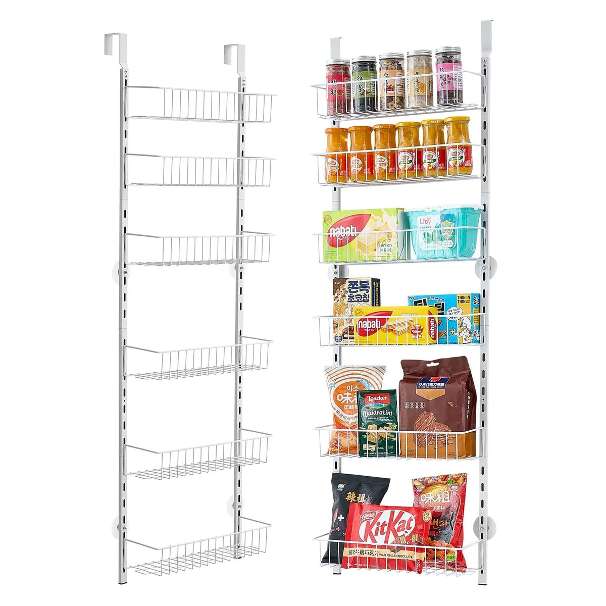6-Tier Over-The-Door Pantry Organizer