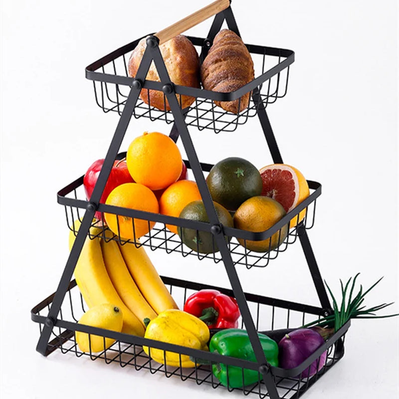 Kitchen Multi-Functional Vegetable and Fruit Storage Rack