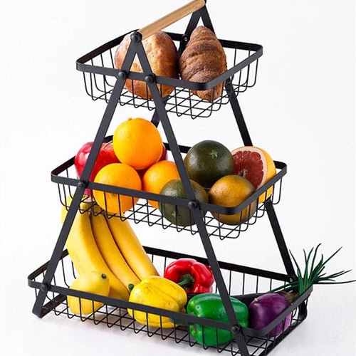 Kitchen Multi-Functional Vegetable and Fruit Storage Rack