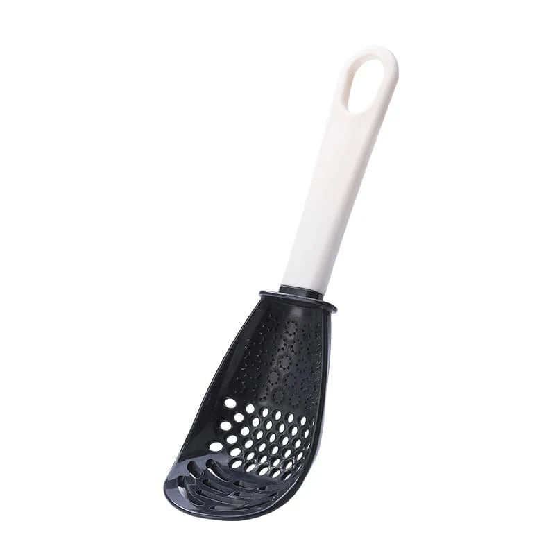 Multifunctional Slotted Spoon Grinding Cooking Spoon Mashed Auxiliary Food Ginger Garlic Spoon Press Potatoe Stir-Frying Spatula Kitchen Gadget