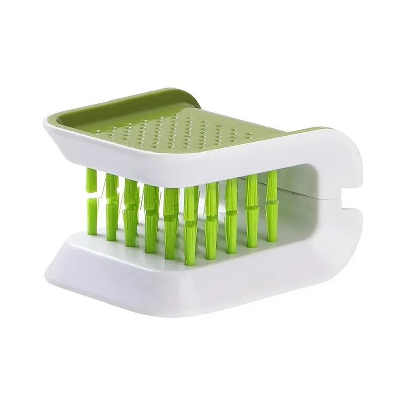 U-Shaped Cleaning Brush,Multi-Purpose Car Seat Belt Cleaning Brush Double-Sided U-Shaped Folding Interior Seat Belt Cleaning Tool