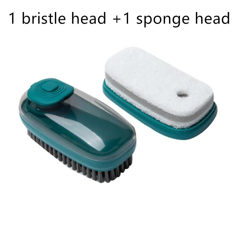 Multifunctional Automatic Liquid Cleaning Brush Soft Shoe Brush Clean Wash Shoe Artifact Laundry Brush Household Brush Clothes