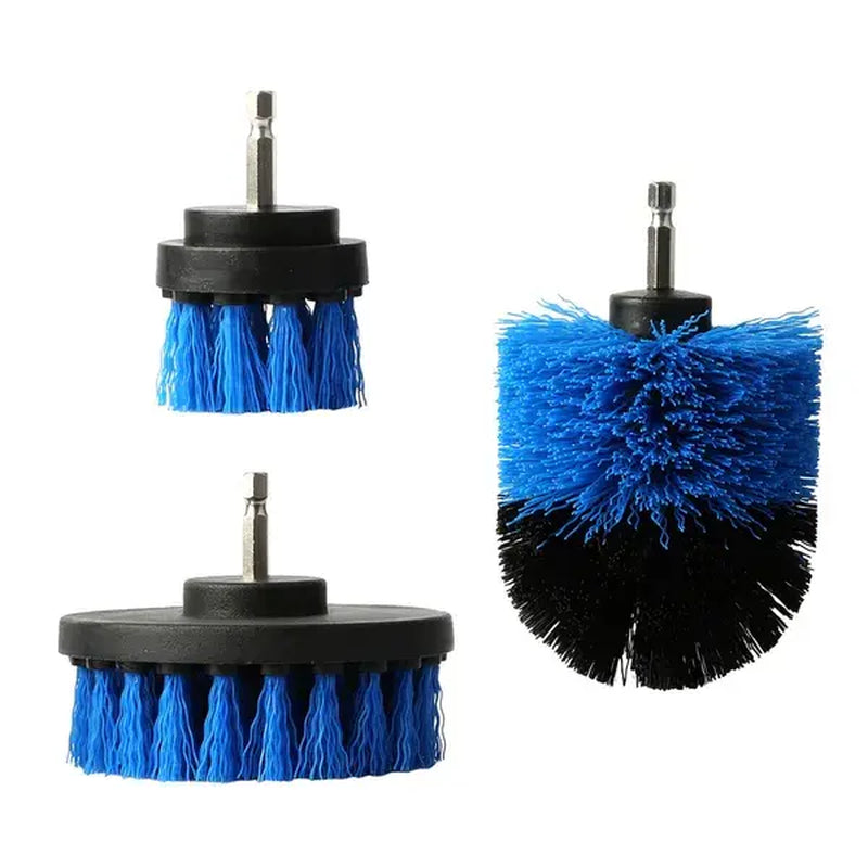 Ultimate Drill Brush Power Scrubber Set for Effortless Cleaning - 3-Piece Combo for Car, Carpet, Wall, Tile, and Tub