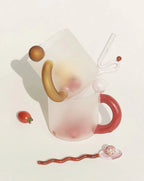 Hand-Blown Glass Candy Mug