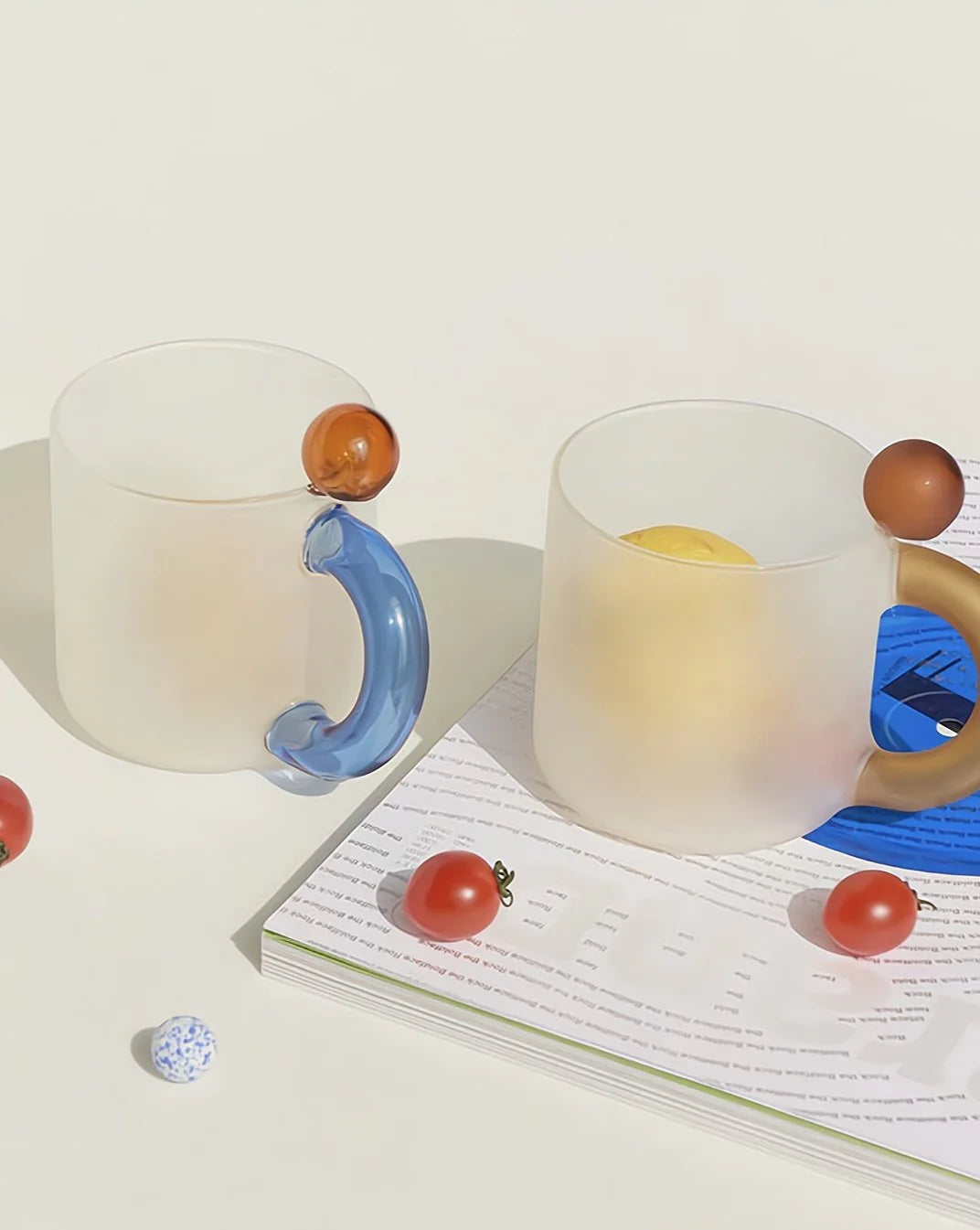 Hand-Blown Glass Candy Mug