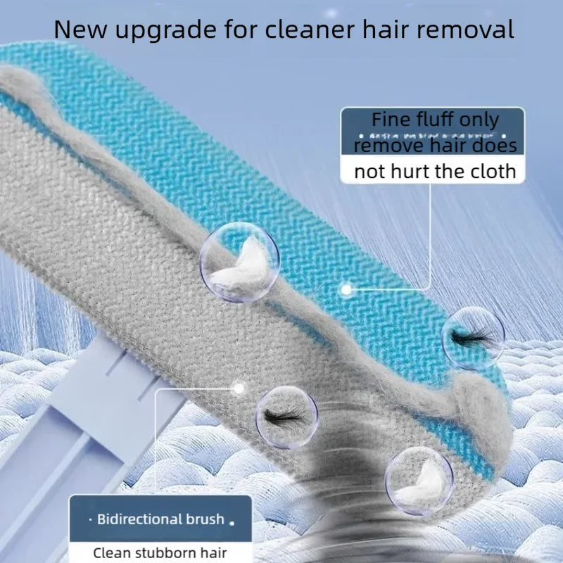 3 in 1 Pet Hair Remover Brush Long Handle Tool for Cat Dog Fur Sofa Window Lint Roller Scraper Household Gadget