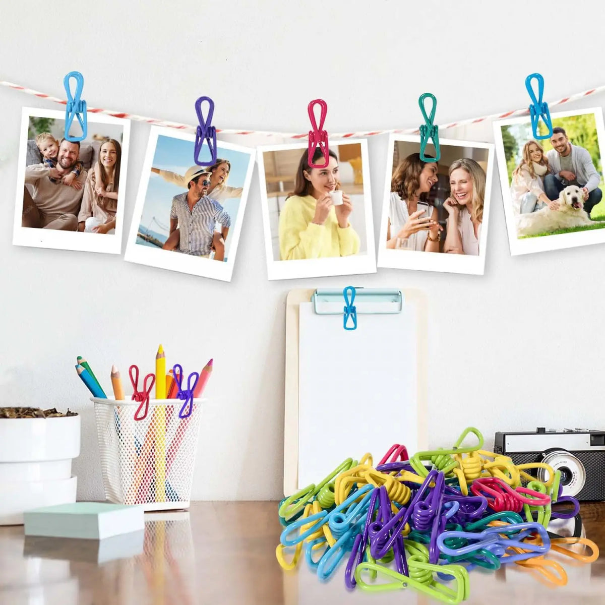 New Mini Bag Sealing Clip Kitchen Storage Food Snack Seal Sealing Bag Clips Portable Sealer Clamp Metal Tool Kitchen Accessories