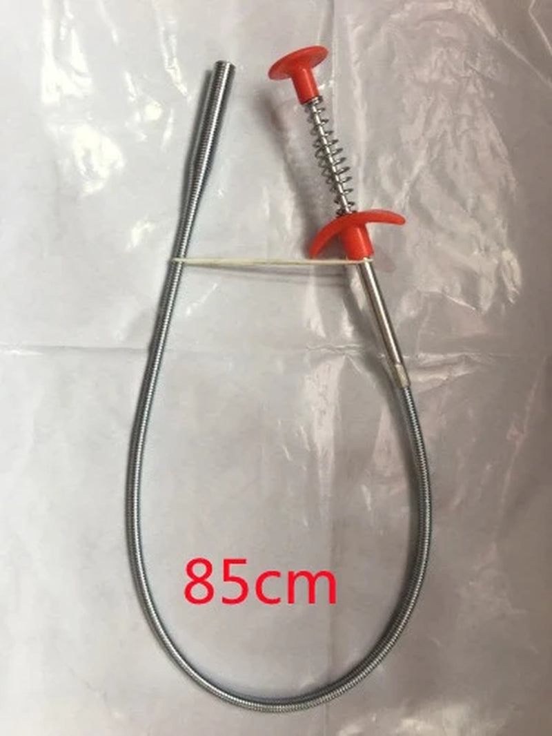 60CM Sewer Dredger Spring Pipe Dredging Tool Household Hair Cleaner Drain Clog Remover Cleaning Tools Household for Kitchen Sink Kitchen Gadgets
