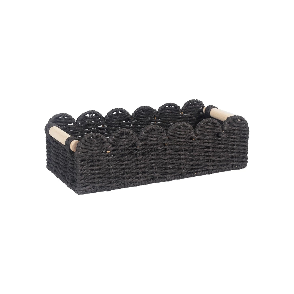 Cross-Border Delivery Weaved Storage Basket Desktop End Table Storage Box