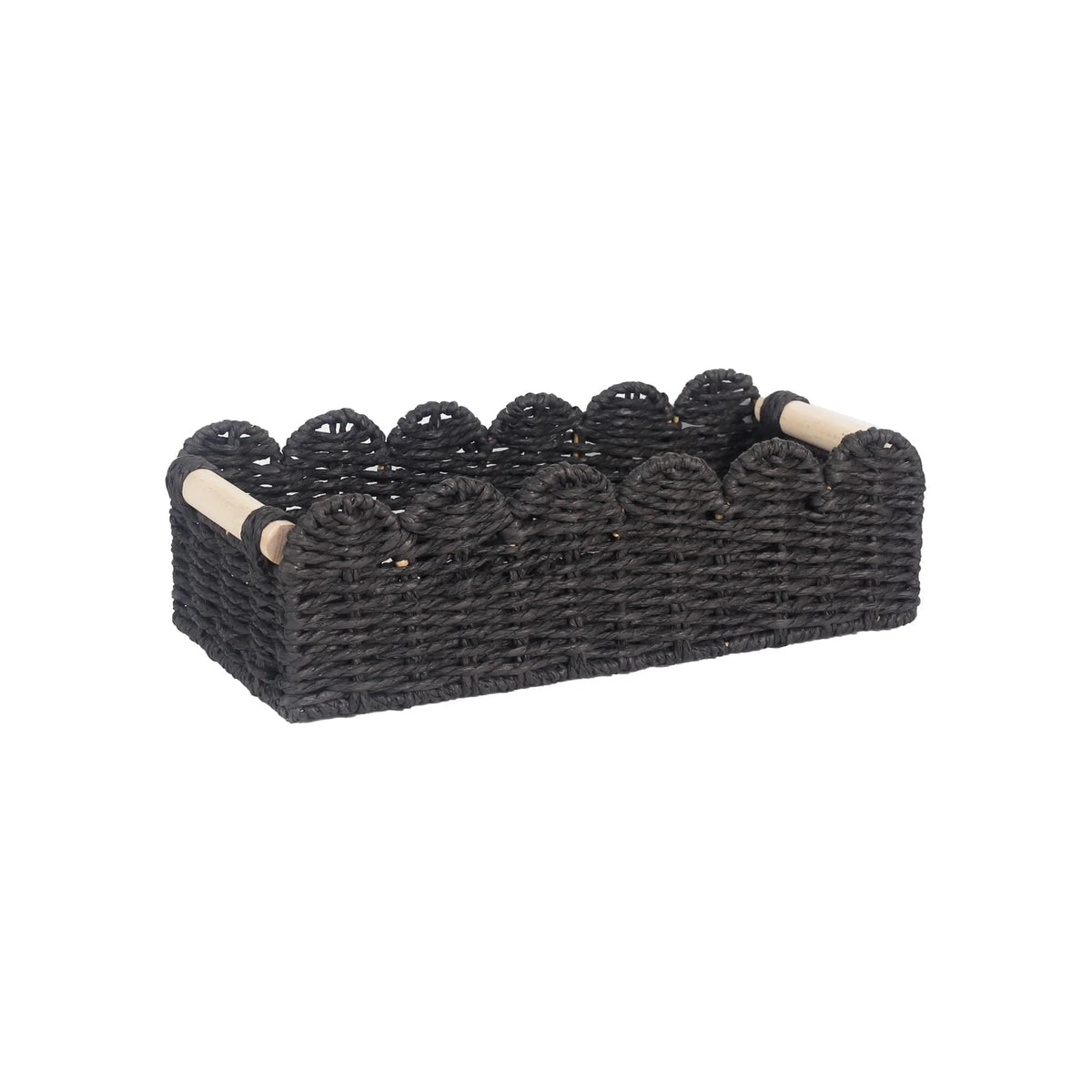 Cross-Border Delivery Weaved Storage Basket Desktop End Table Storage Box