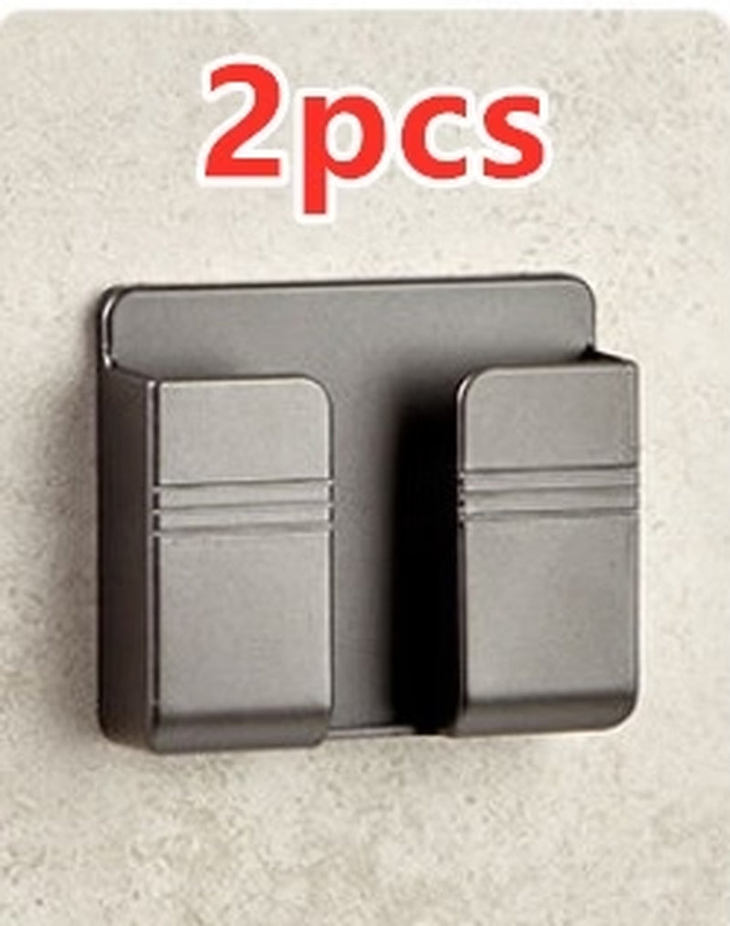 Mobile Phone Charging Storage Rack Punch-Free Sticky Storage Box