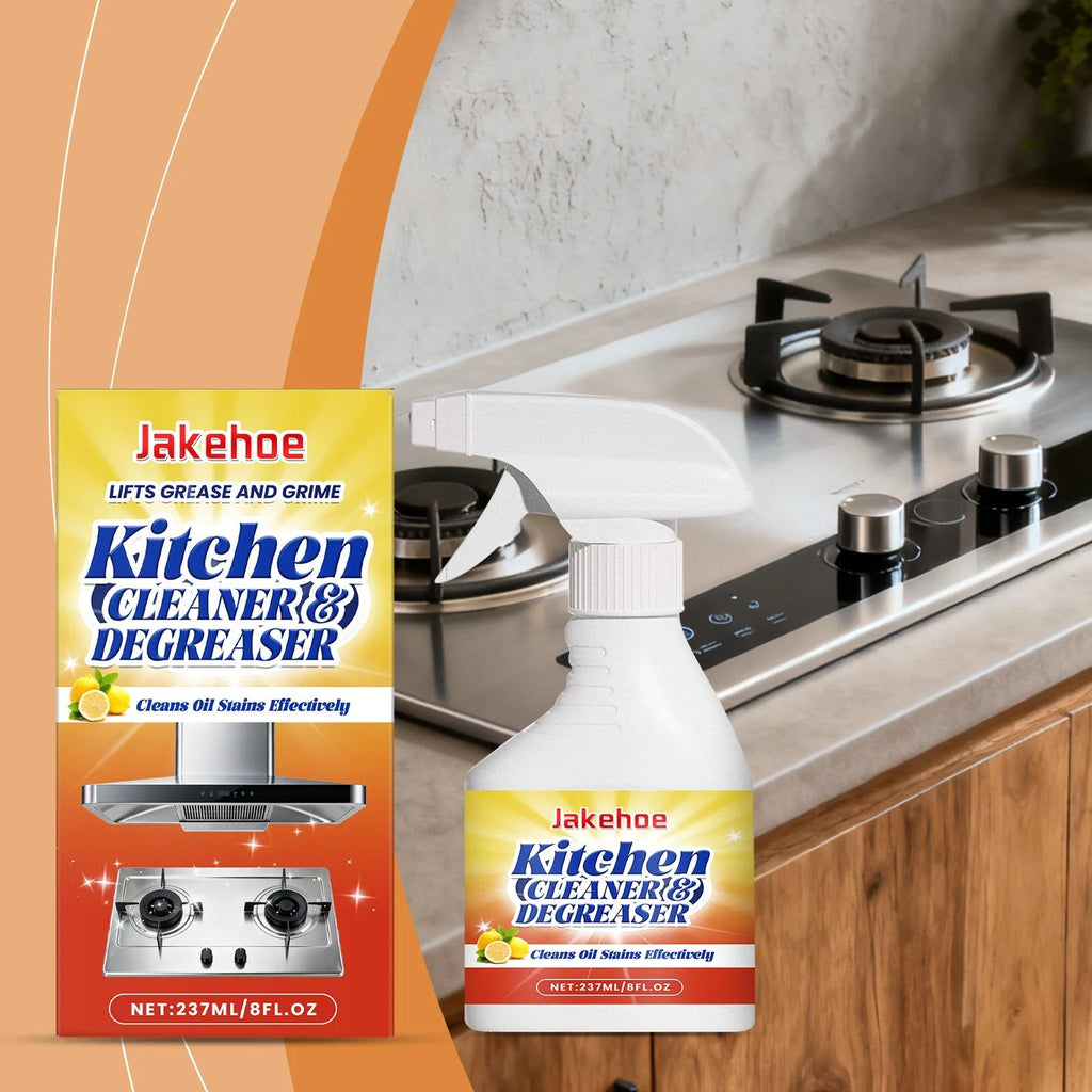 JAKEHOE Kitchen Degreasing Foam Spray, 237 Ml