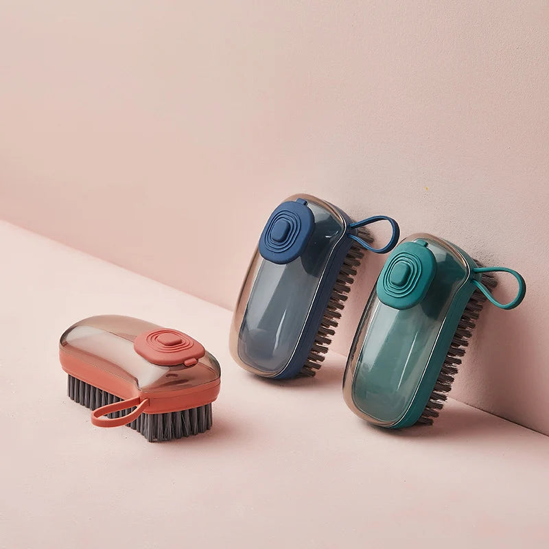 Multifunctional Automatic Liquid Cleaning Brush Soft Shoe Brush Clean Wash Shoe Artifact Laundry Brush Household Brush Clothes