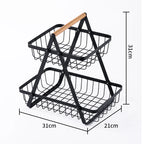 Kitchen Multi-Functional Vegetable and Fruit Storage Rack