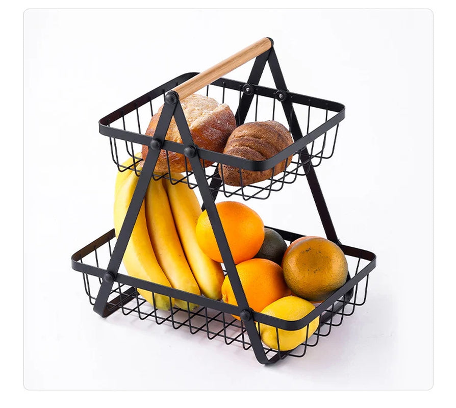 Kitchen Multi-Functional Vegetable and Fruit Storage Rack