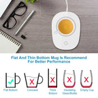 Coffee Mug Warmer Cup Warmer Auto Shut off Coffee Tea Milk Electric Heater Pad Office Home Desk Coffee Mug Warmer