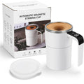 12Oz Self Stirring Mug, Auto Magnetic Coffee Mug with LED Display Temperature, Rechargeable Automatic Stirring Cup