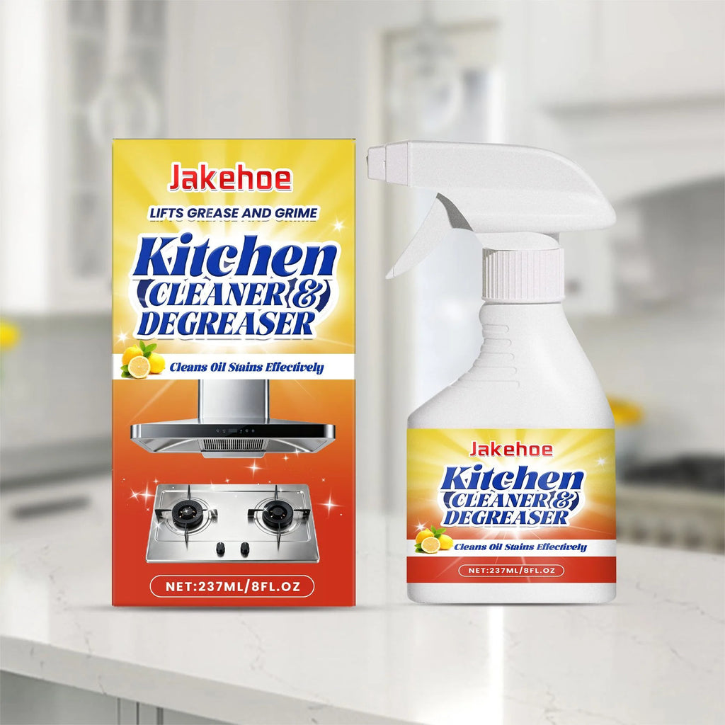 JAKEHOE Kitchen Degreasing Foam Spray, 237 Ml