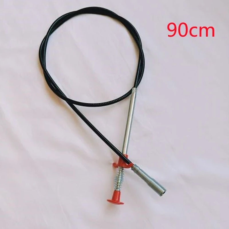 60CM Sewer Dredger Spring Pipe Dredging Tool Household Hair Cleaner Drain Clog Remover Cleaning Tools Household for Kitchen Sink Kitchen Gadgets